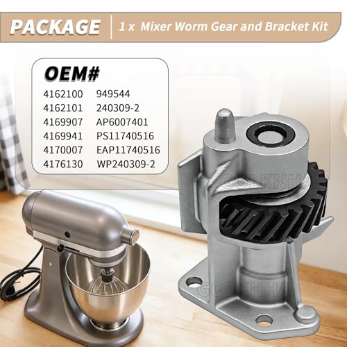 Kit de engranaje y soporte para batidora WP240309-2 miniatura 2