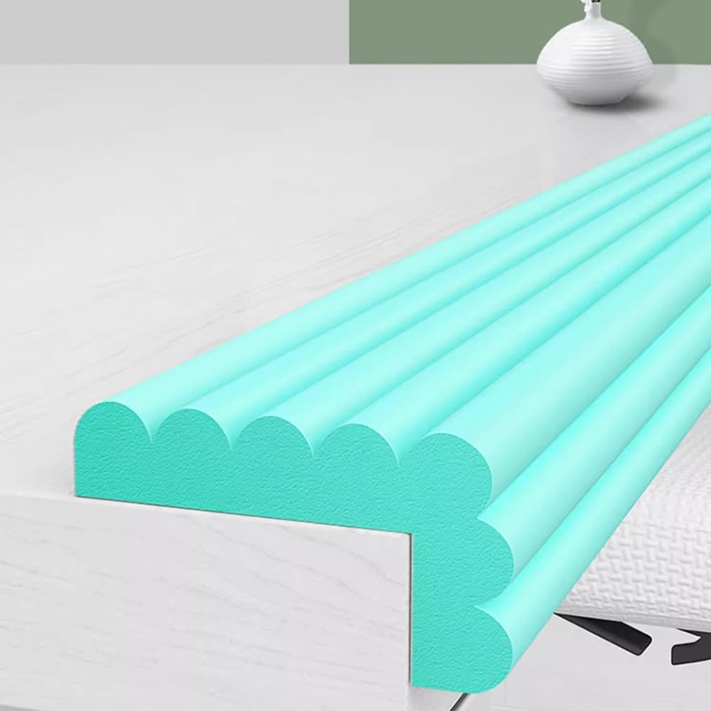 Tiras de seguridad de espuma de 10 m, protector de bordes, anticolisión, para esquinas de mesa, a prueba de niños y seguridad en el hogar, amortiguación suave para niños y muebles