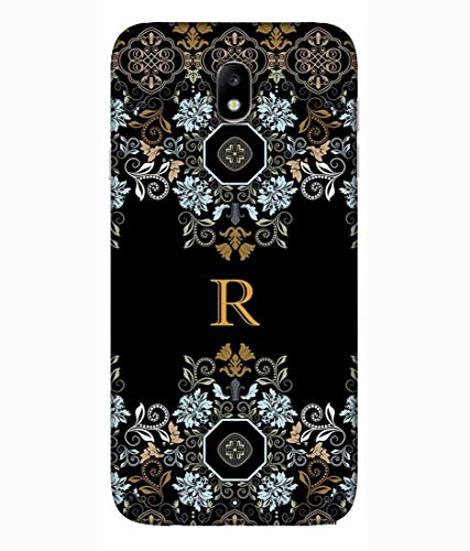 MaroraCases Name II Initial II Letter Floral Pattern Alphabet R Hard Printed Designer Case for Samsung Galaxy J7 Pro, J730F, J730GM/DS, J730G/DS, J730G/DS Back Cover MRR1856- Best and cheap mobile covers in India