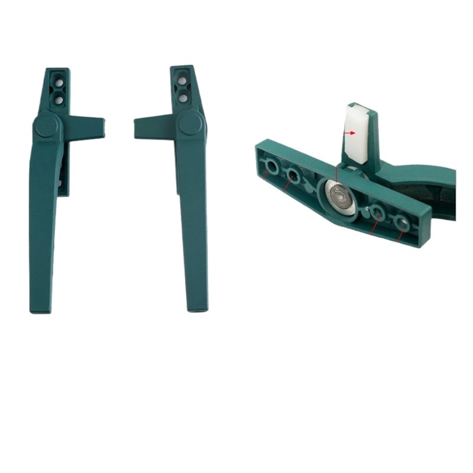 WDWDW Window Handles UPVC Locking,Casement Zinc Alloy Locking Hand Multicolor