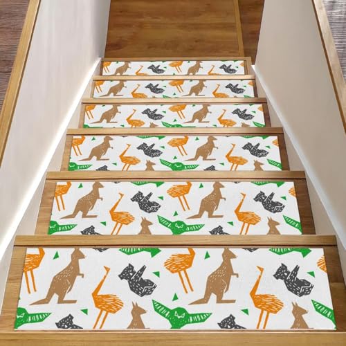 Alfombras para escaleras de madera Mizuku para evitar caídas de ancianos y niños 2