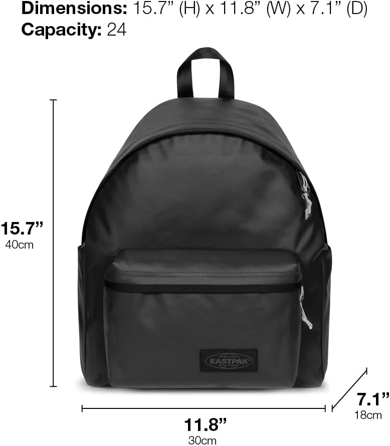 EASTPAK Day Pak'r – 24L Backpack with 14-inch Laptop Sleeve, Front & Security Pockets, Side Bottle Holder, Adjustable Straps, Tarp Khaki