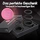 ROSENQUARZ® Premium Penisring Set für eine längere und härtere Erektion, Cockringe aus medizinischem Silikon Sexspielzeug Männer Bondage