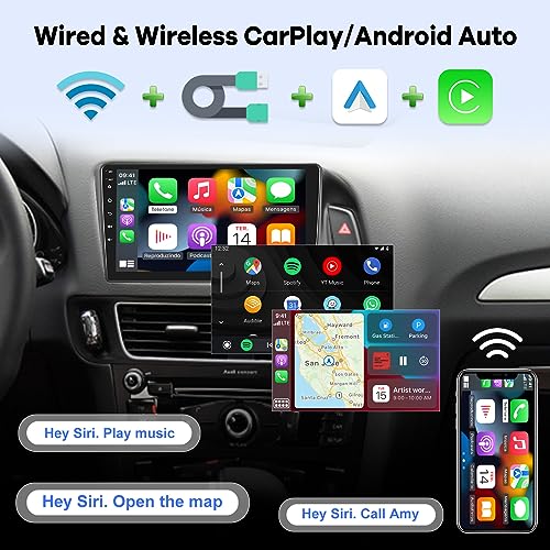 Radio para Audi Q5 2010-2018 con pantalla táctil 9 pulgadas miniatura 5
