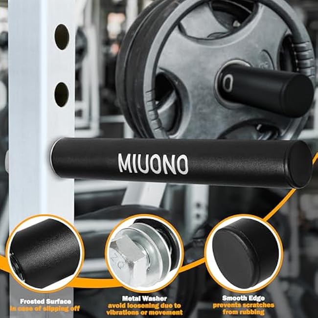 Weight Plate Holder, Power Rack Attachments for Olympic 2-Inch Weight Plate Storage, Fits 2x2, 2x3, 3x3 Power Cages with 1 or 5/8 Holes