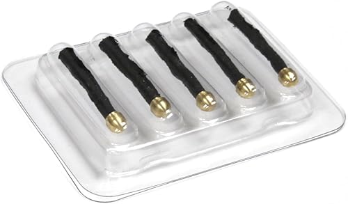 Dynaplug Tapón de reparación de neumáticos TUbliss (NEUTECH) para neumáticos de motocicleta, paquete de 5, fabricado en Estados Unidos