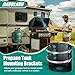 Dabolang 20 lb Propane Tank Mounting Bracket,Heavy Duty Propane Tank Holder,Propane Tank Hold Down for Rv,Campervan,Travel Trailer,Jeep and Overland Vehicles