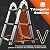 Telescoping Ladder 12.5 Ft, A Frame Compact Aluminum Extension Ladder with Tool Platform and Stabilizer Bar, Portable Telescopic Ladder for Outdoor Camper Trips Motorhome, 330lbs Capacity