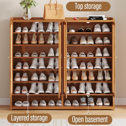 Étagère à chaussures en bambou pour optimiser les petits espaces - 5
