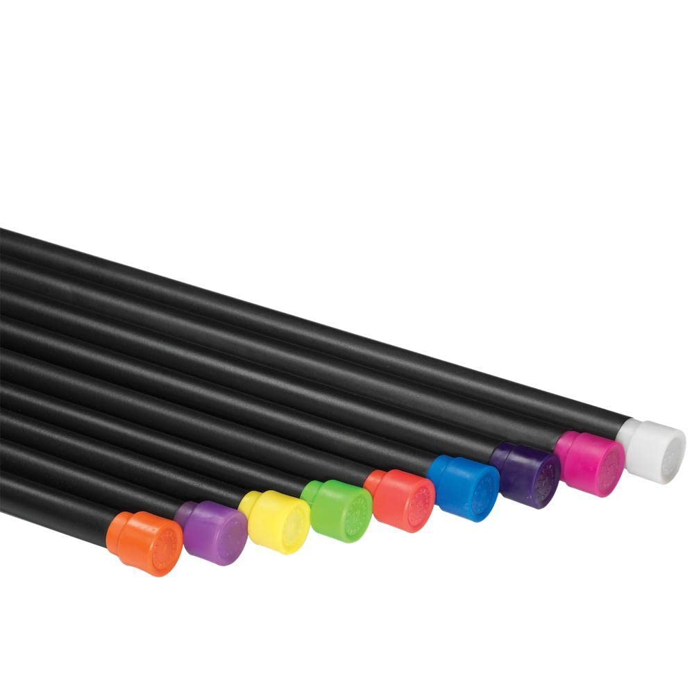 Body-Solid Rubber Padded Weighted Bar - Stretching Weight Exercise Bars for Physical Therapy, Body Toning, Aerobics, Yoga, Pilates