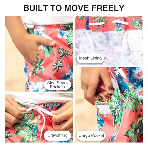 Image of Kanu Surf Boys' Avalon Quick Dry UPF 50+ Beach Swim Trunk