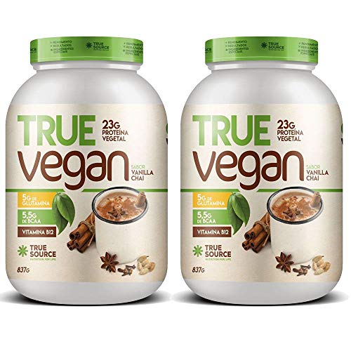 2 Un True Vegan Vanilla 837gProteina Vegana True Source