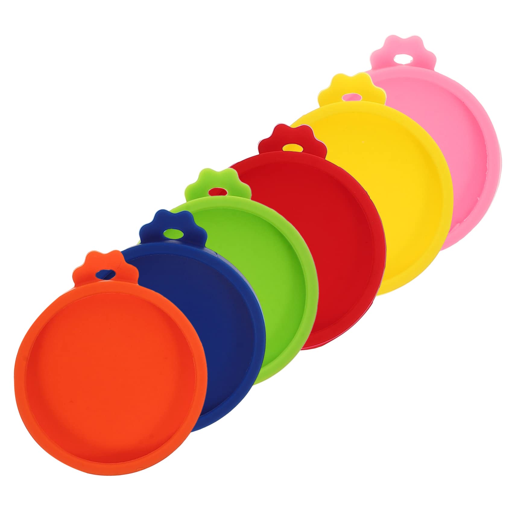 DOITOOL 6pcs Yogurt Jar Lids Pet Plain Yogurt Canning Jar Lids Large Reusable Cat Food Lid Canned Dog Major