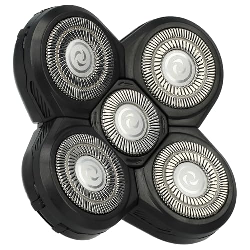 vhbw Tête de rasoir de remplacement compatible avec Philips Arcitec série 1000 rasoir électrique, noir