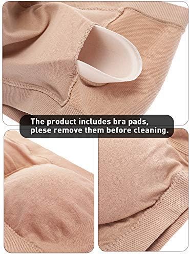 Women Bandeau Bra Padded Strapless Bralette Bra Seamless Bandeau Tube Top Bra - Image 4