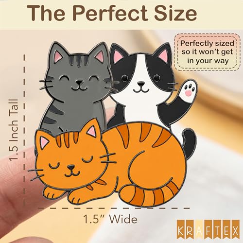 Image of Kraftex Magnetic Needle Minder. Needleminder for Embroidery & Sewing. Cute Needlepoint Accessories. Magnetic Needle Holder for Cross Stitch. Cute Magnet Pin Gift