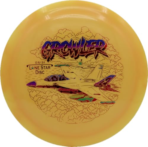 Lone Star Disc Bravo Growler | Understable Disc Golf Distance Driver | Artist Stamp 170g+ | Flexible Plastic with Great Grip | Perfect for Long Distance Bombs | Colors May Vary