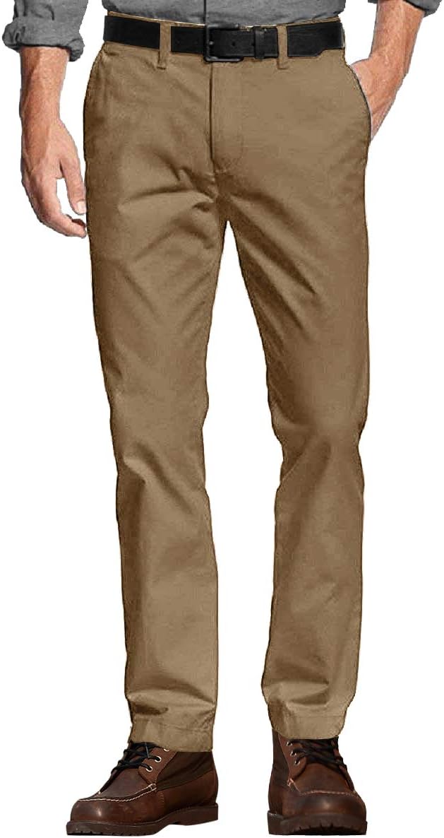 Match Men's Slight Stretch Regular Fit Chino Casual Pants #8105 - Image 2