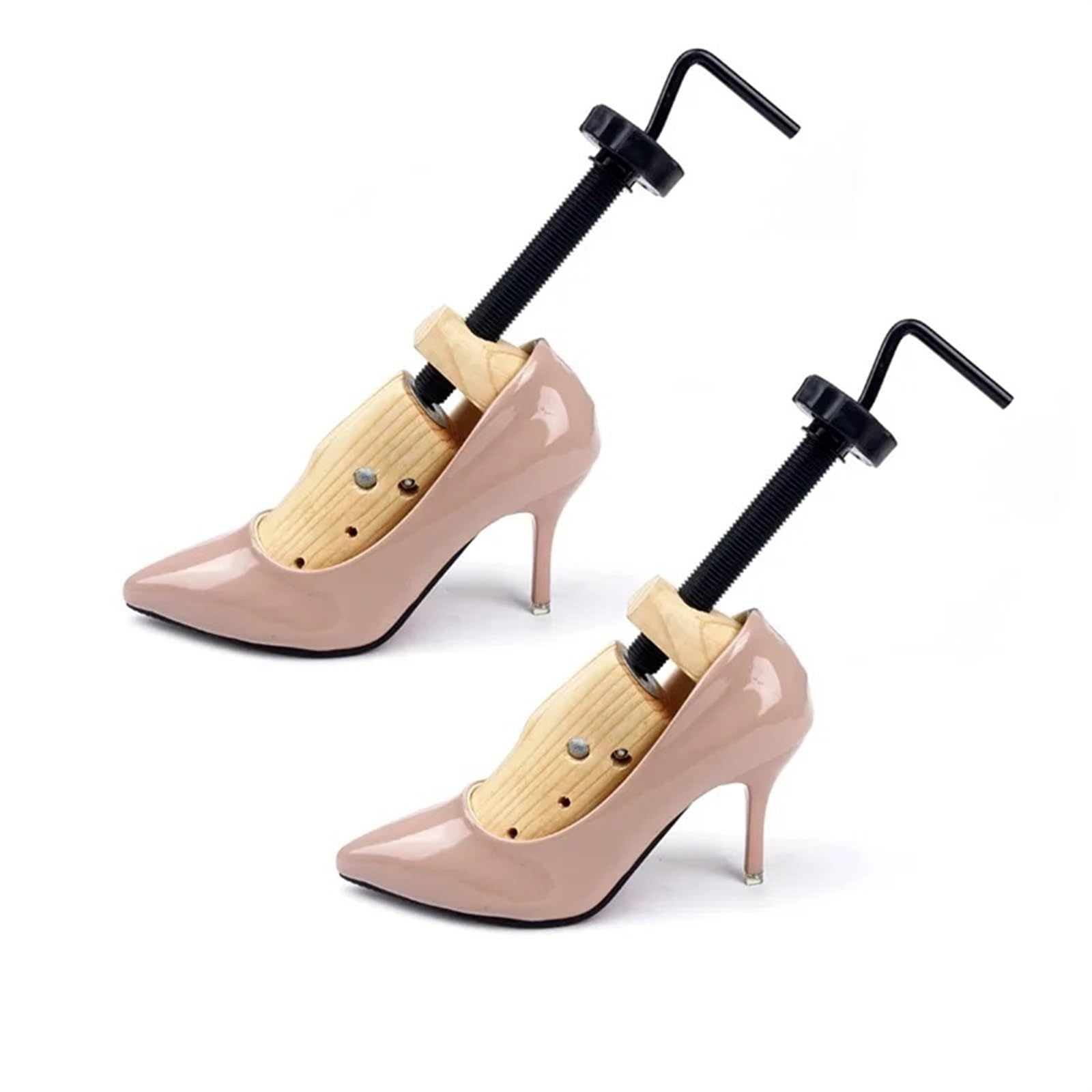 Árbol de Zapatos Ensanchador de zapatos de madera, estante moldeador de árboles, zapatos planos ajustables de madera de pino, botas, expansor, cuidado de árboles, S/M/L, 1 Uds. (Color : M)