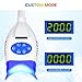 Vertical Teeth Whitening Light, 36W Dental Mobile 10 LED Cold Light Lamp for Teeth Whitening, Adopting Blue Light to Enhance Deep Whitening of Whitening Agent