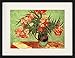 Produktbild 1art1 Vincent Van Gogh Poster Stillleben, Vase Mit Oleander Und Büchern, 1888 Gerahmtes Bild Mit Edlem Passepartout | Wand-Bilder | Im Bilderrahmen 80x60 cm