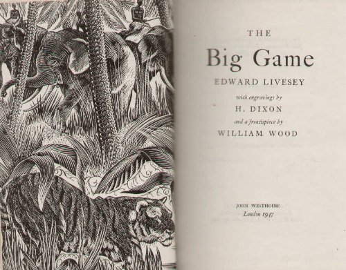 The Big Game B0007JFSKG Book Cover