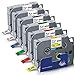 UniPlus Kompatibel Etikette als Ersatz für Brother TZE Schriftband 12mm TZe-231 TZe-131 TZe-431 TZe-531 TZe-631 TZe-731 für Brother P-Touch H200 E100 H110 H100R D600VP H107B 1000 1010 H105, 6 Pack