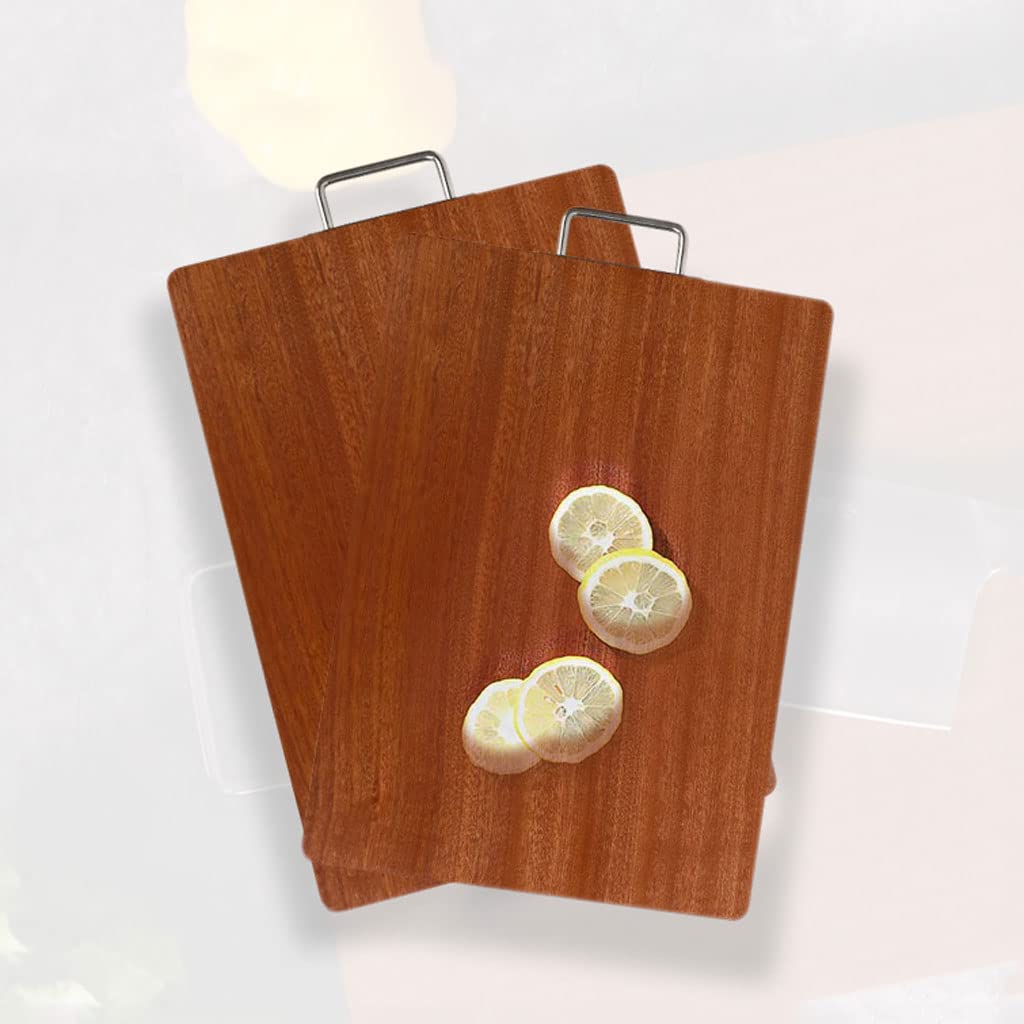 Tabla de Cortar Tabla de cortar de primera calidad, tabla de cortar de madera para cocina, tabla de cortar de doble cara con asas, tabla de cortar profesional para carne y verduras, tabla de cortar de