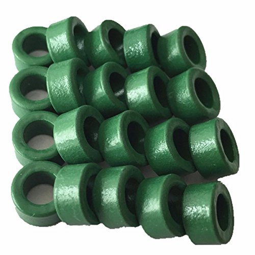 50pcs Inner 6mm 10X6X5mm Inductor Ferrite Core Chokes Ferrite Ring Filter Ferrite Bead Ferrite Snap MnZn - Thumbnail 3