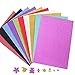 JOHOUSE 30Sheets Vinyl Glitter Cardstock Paper Sheets, Sparkle Vinyl Shinny Craft Sheets, Self-Adhesive Glitter Vinyl Sticker for Gift Wrapping DIY Party Decorations, 10 Colors, A4