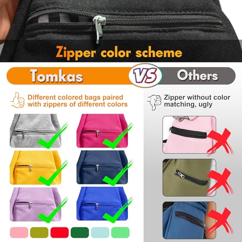 Image of Tomkas Small Dog Sling Carrier - Classic Pocket & Classic Strap & Classic Pocket - for 3-10 lbs Pets(Black)