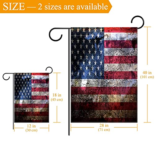 Drapeau américain de bienvenue double face pour sublimer vos allées - 3