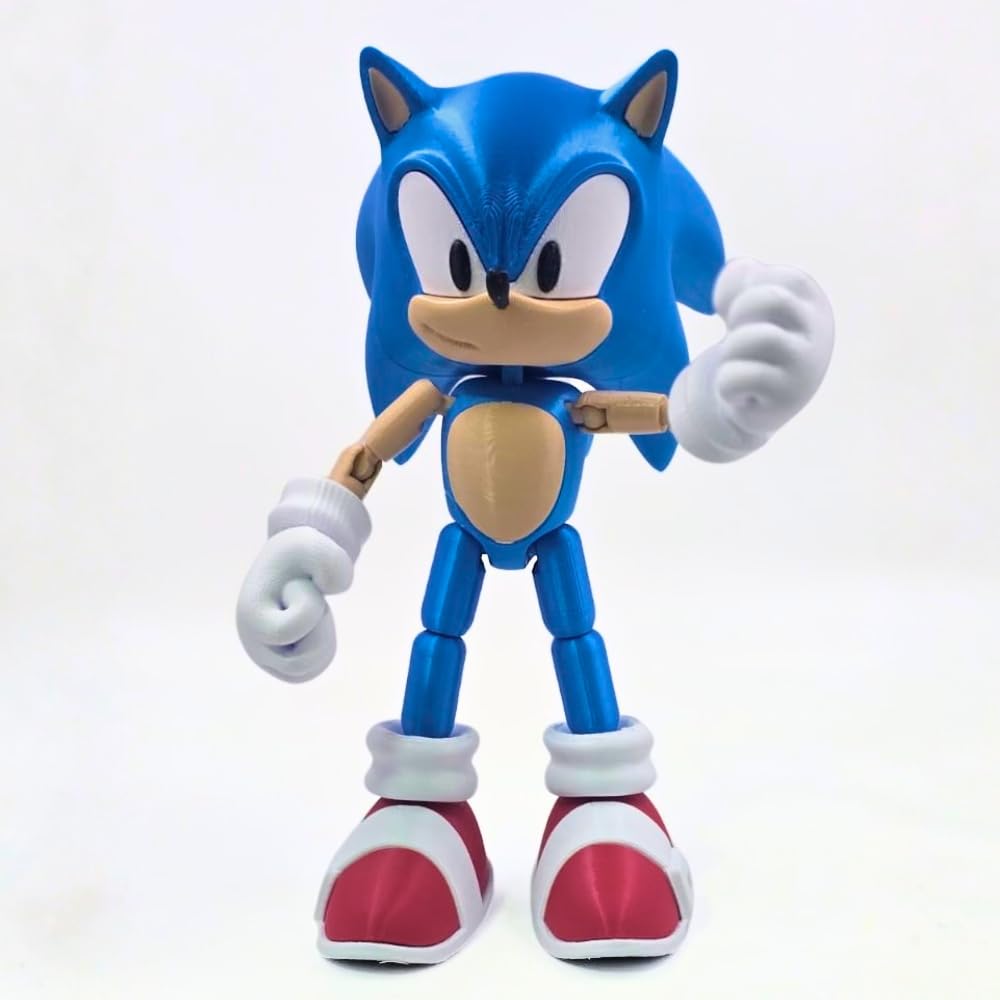 Sonic Design SonicPLUSA20 SP-A20M アルベル20 Boneco Sonic Articulado 20cm - Geek Action Figure Impresso em 3D
