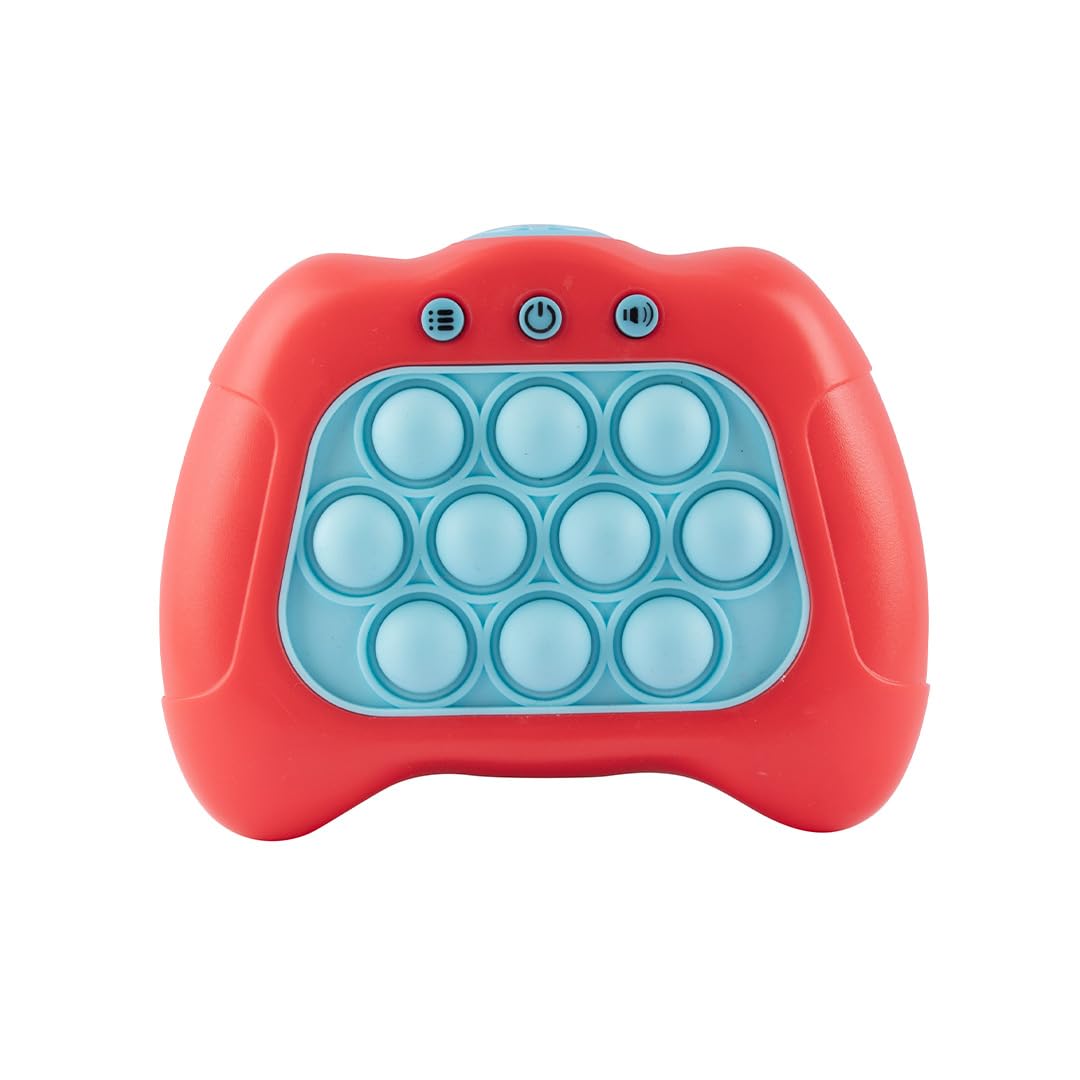 APLI Kids 19941 - Caja expositora con 8 Unidades de Juguete Electrónico Pop IT con Luces y Sonidos para Agilidad Mental y Reflejos, Niños y Adultos