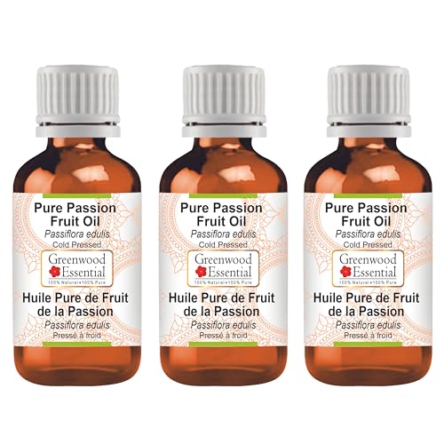 Huile de fruit de la passion pure naturelle passiflora edulis 3x100ml