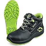 BWOLF SPYKE Arbeitsschuhe Herren S3 Sicherheitsschuhe Herren S3 wasserdicht, ölbeständig, rutschhemmend mit 4x4 Grip Technologie mit ergonomischer Wechselsohle (HI mit Stahlkappe, Numeric_45)