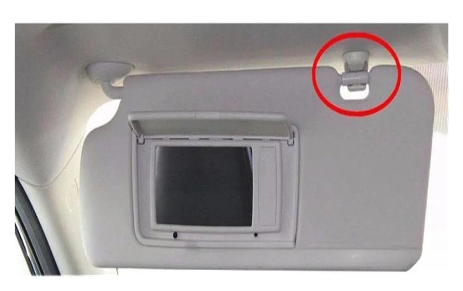 gancho para visera coche Gancho para visera de coche, 88217-S04-003ZA 88217S01A01ZA, 1/2 piezas, para Ridgeline 2006-2011(2pcs-Beige)