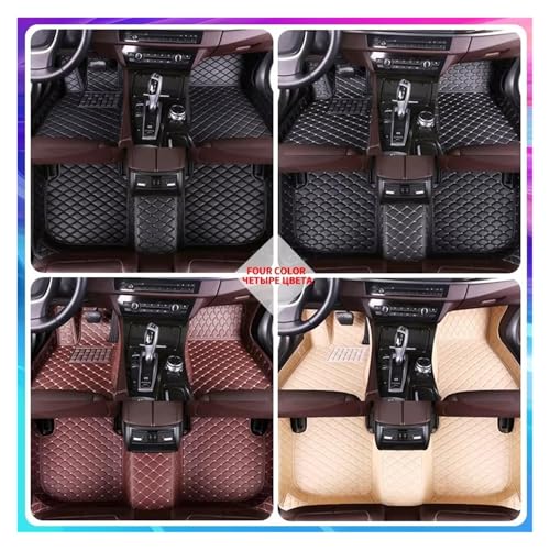 Tapis de sol pour Kia Optima K5 protection moquette marron café