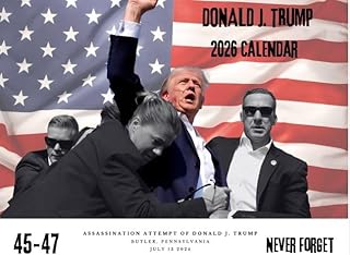 ドナルド・J・トランプの2026年カレンダー。米国製。