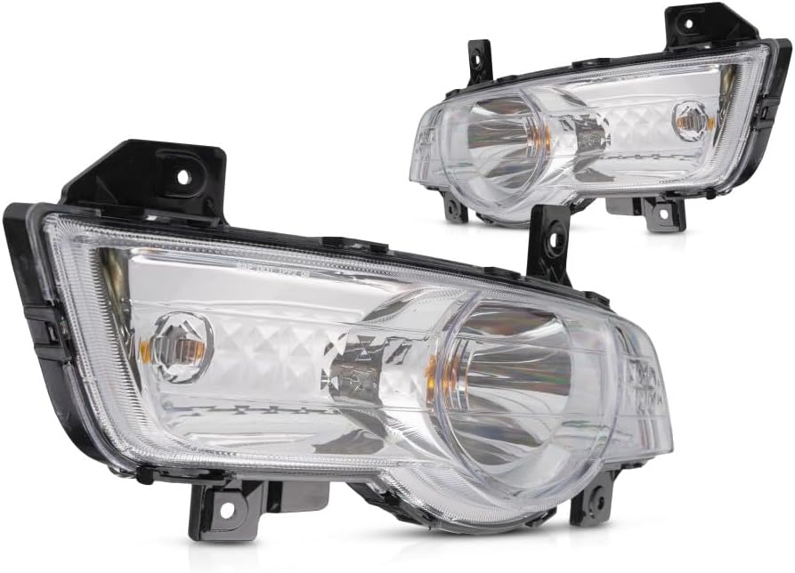 CarLights360: For 2009 2010 2011 2012 Chevy Traverse Turn Signal/Parking Light Assembly Driver and Passenger Side Pair DOT Certified w/Bulbs Replaces GM2520194 GM2521194