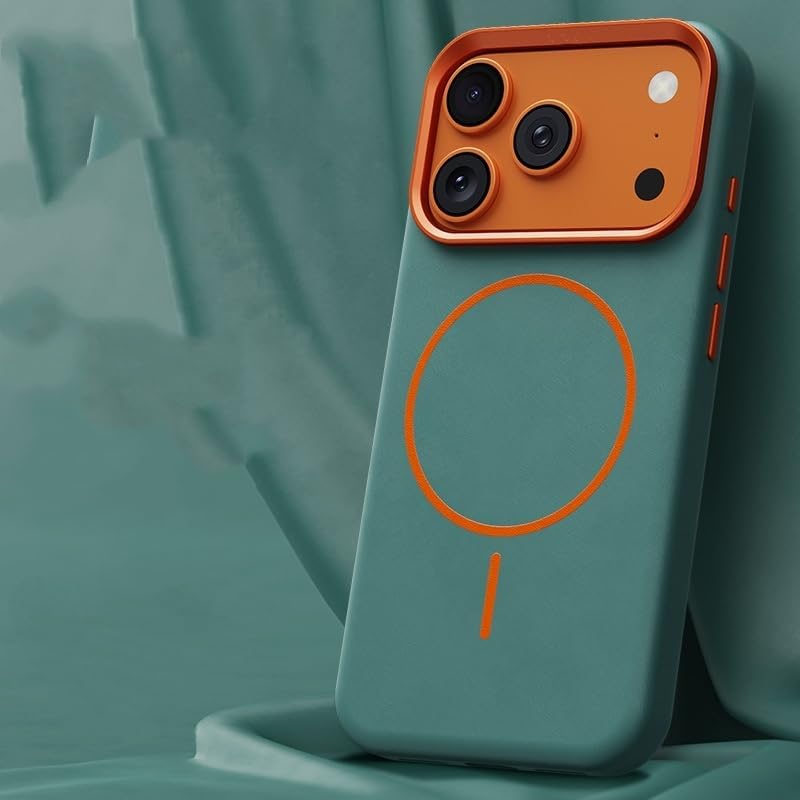 Leather Compatible with iPhone 17 Case (Black,iPhone17ProMax)