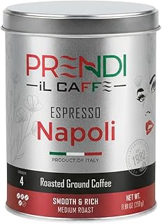 Prendi Ground Expresso roasted ground Coffee, Italian Blend Roasted in Italy