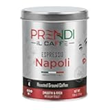 Prendi Ground Expresso roasted ground Coffee, Italian Blend Roasted in Italy