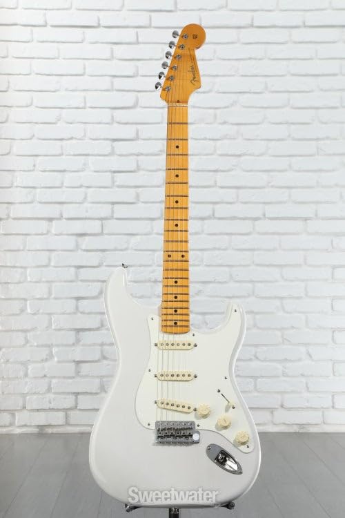 Fender Eric Johnson Stratocaster, Maple Fretboard - White Blonde