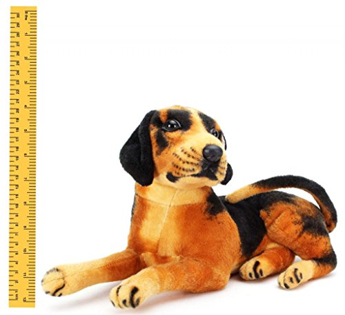 Image of Tickles Cute Sitting Dog Stuffed Soft Plush Toy Kids Birthday 38 cm