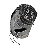 Wilson A2000FP CM2134 21 Fastpitch Glove-34, Grey/Black, Large (WBW10021834)