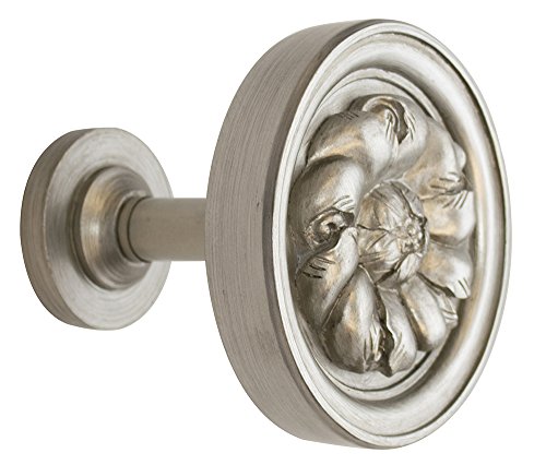 Urbanest Large Petros Drapery Medallion Holdback, English Pewter