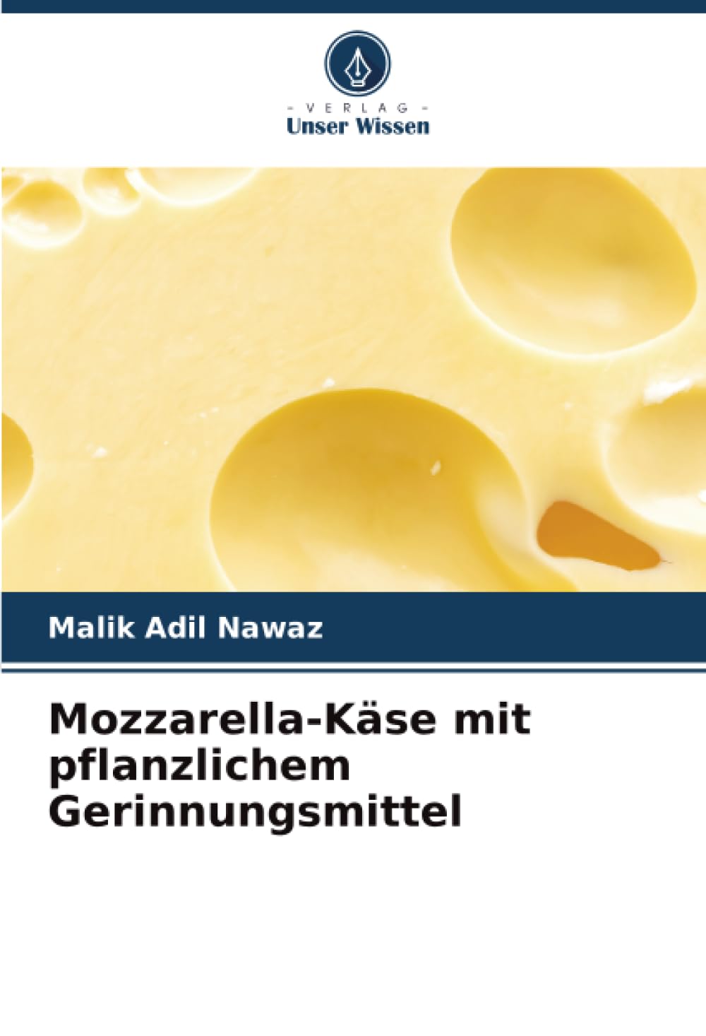 Mozzarella-Käse mit pflanzlichem Gerinnungsmittel