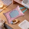 Diaper Wipe Holder - 23x17cm Outdoor Quilted Diaper Dispenser Bag, Portatile Custodia Salviettine Umidificate, Organizer Borsa Cambio | Contenitore Trapuntato per Daily Commuting Camping Stroller