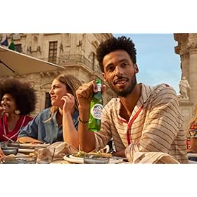 Peroni Nastro Azzurro Alcohol Free Beer, 0.0% ABV- A Light Bodied Non Alcoholic Beer Alternative. Refreshing & Crisp Taste with a Clean Finish (Case of 24 x 33cl Glass Bottles) – Peroni